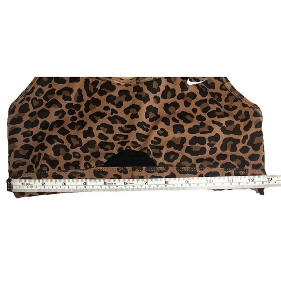Nike Sports Bra Leopard Styling Cheetah See Through Missing Padding & Tags Sz S - Picture 9 of 9